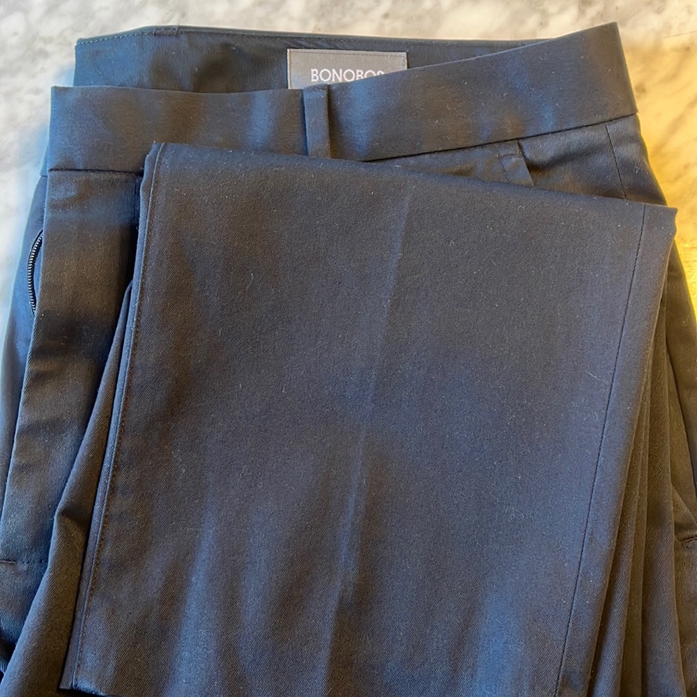 Bonobos Chino Pants Monday Navy Blue Size 38 x 30 Athletic Fit